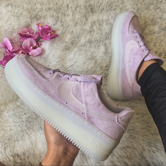 Nike Shoes - ‼️sold‼️Rare Nike Air Force 1 Sage Lilac 8.5W
